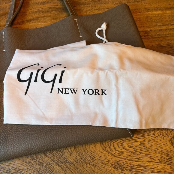 Gigi New York Leather Hunter Tote - Picture 7 of 9